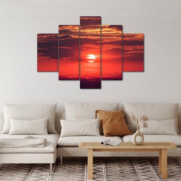 Tablou cu soarele colorat (150x105 cm)