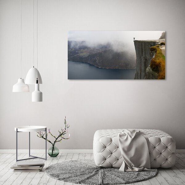 Imprimare tablou canvas stâncă norvegiană