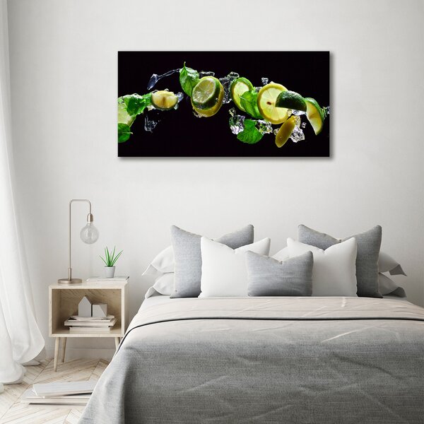 Tablou canvas Lime si lamaie