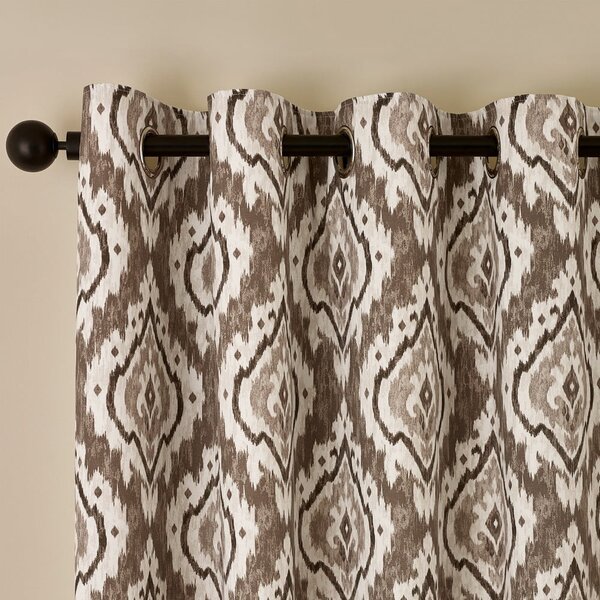 Draperii maro 2 buc. 117x229 cm Suri Geo – Pineapple Elephant