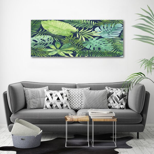 Imprimare tablou canvas frunze tropicale