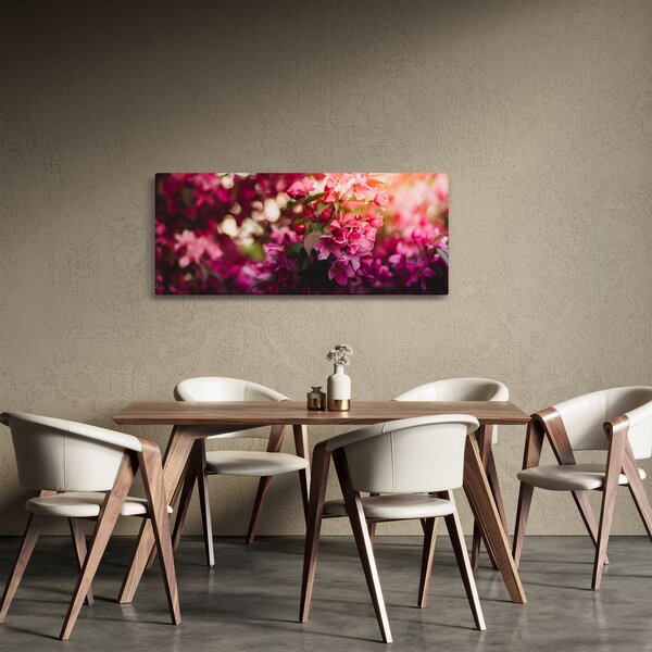 Tablou cu florile tufișului înflorit (120x50 cm)