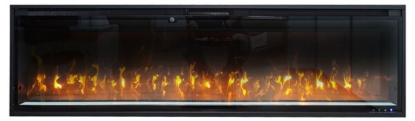 Semineu incorporabil 3D ElectricSun VERSALYS Mediu, pe perete, podea sau incorporabil, cu sunet, 10 culori, Wi-Fi cu APP internet, L153xH41cm