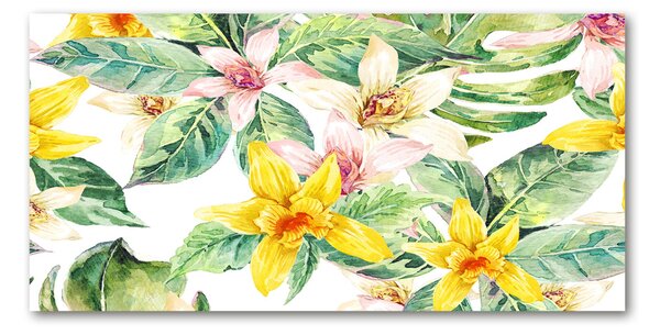 Tablou Printat Pe Sticlă Orhidee