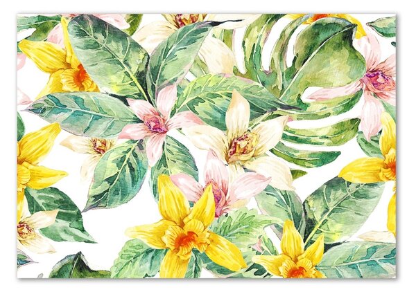 Tablou Printat Pe Sticlă Orhidee