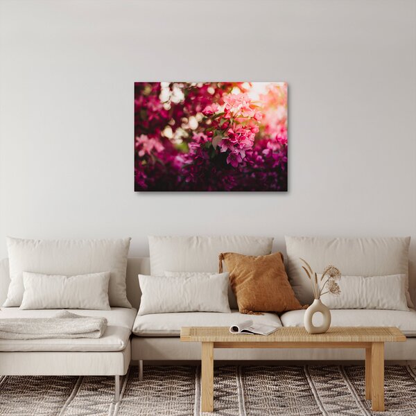 Tablou cu florile tufișului înflorit (70x50 cm)