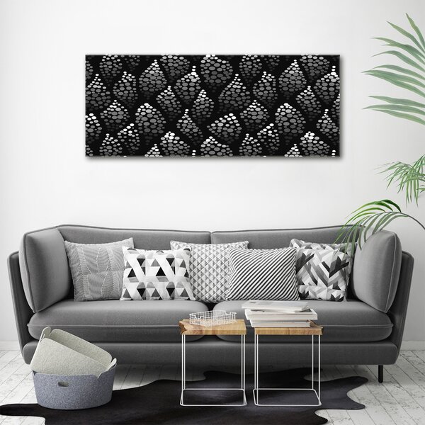 Print pe canvas Punctele negre-negru