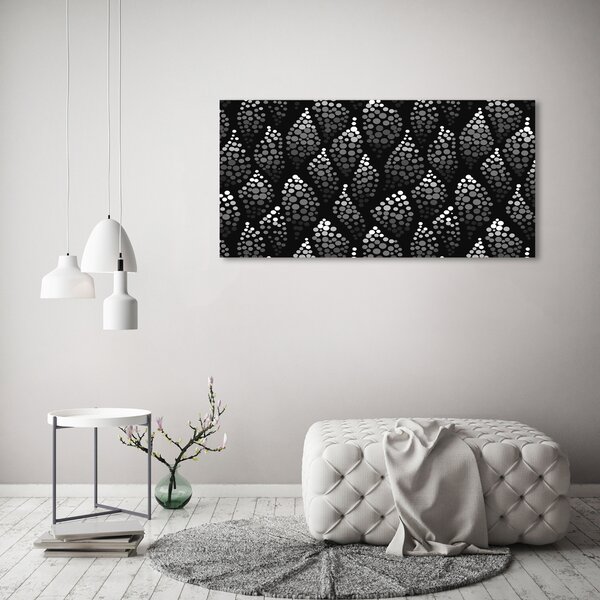 Print pe canvas Punctele negre-negru