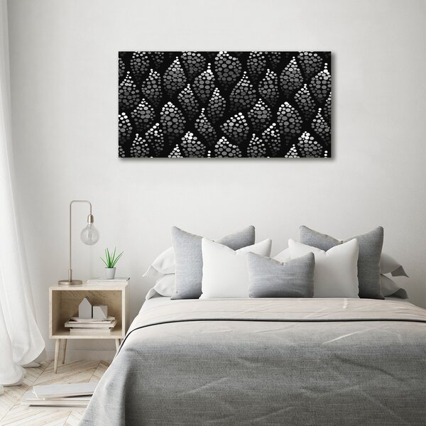 Print pe canvas Punctele negre-negru