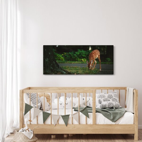 Tablou cu pui de cerb (120x50 cm)