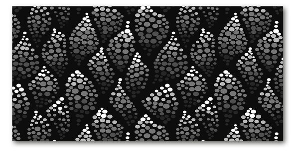 Fotografie imprimată pe sticlă Punctele negre-negru