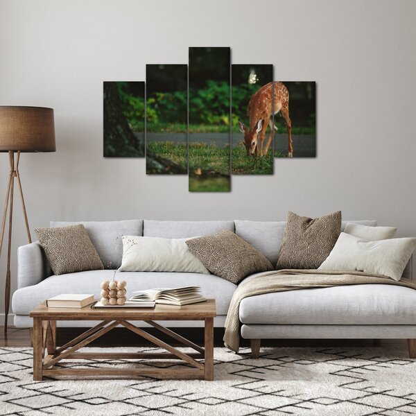 Tablou cu pui de cerb (150x105 cm)