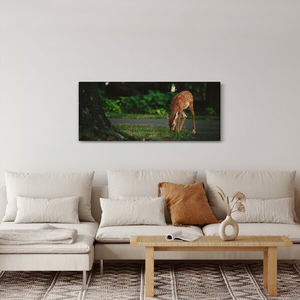 Tablou cu pui de cerb (120x50 cm)