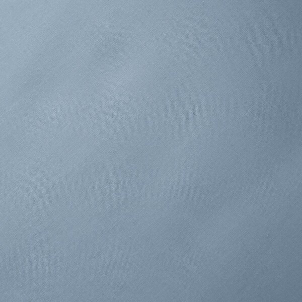 Cearceaf albastru din bumbac percal cu elastic 185x200 cm Cotton Percale – Bianca