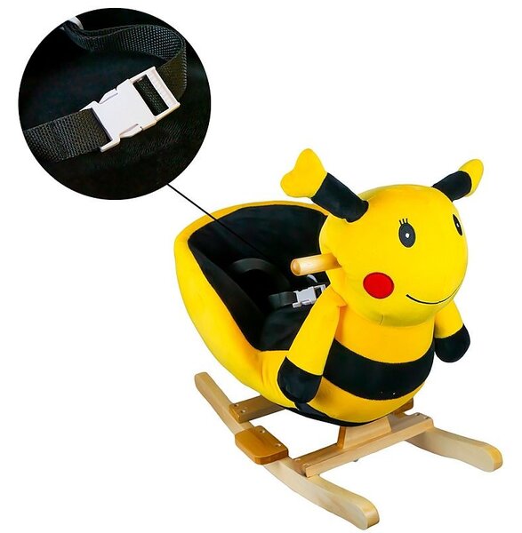 Balansoar multifunctional, model Albinuta, leagan cu spatar si centura de siguranta, 12 luni+