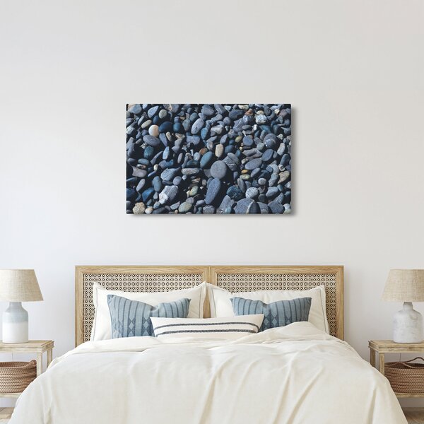 Tabloul cu pietre pe plajă (90x60 cm)