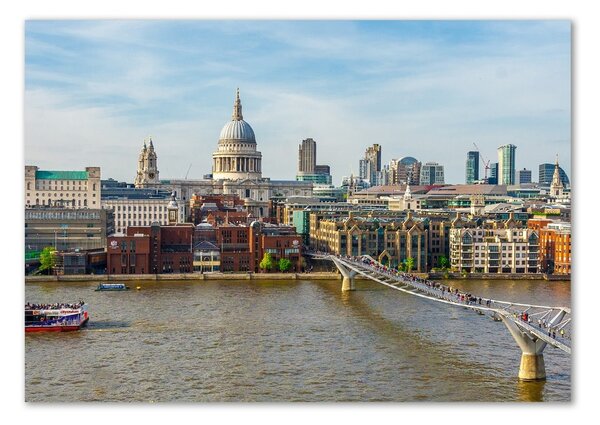 Tablou pe pe sticlă Thames Londra