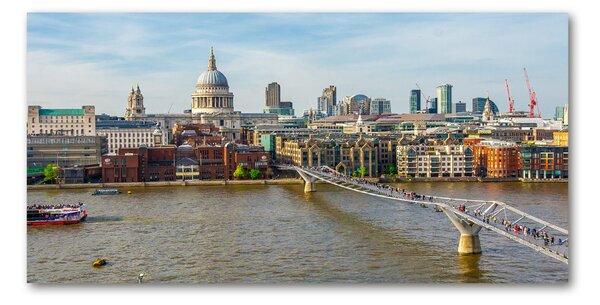 Tablou pe pe sticlă Thames Londra
