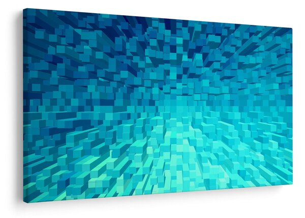 Tabloul - cuburi abstracte (90x60 cm)