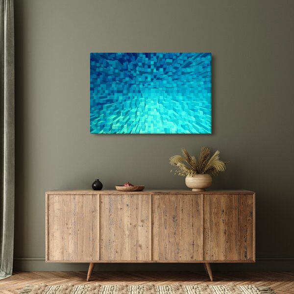 Tabloul - cuburi abstracte (90x60 cm)