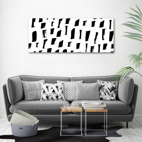 Print pe canvas pata alb-negru