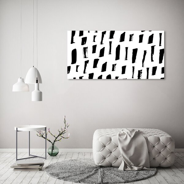 Print pe canvas pata alb-negru