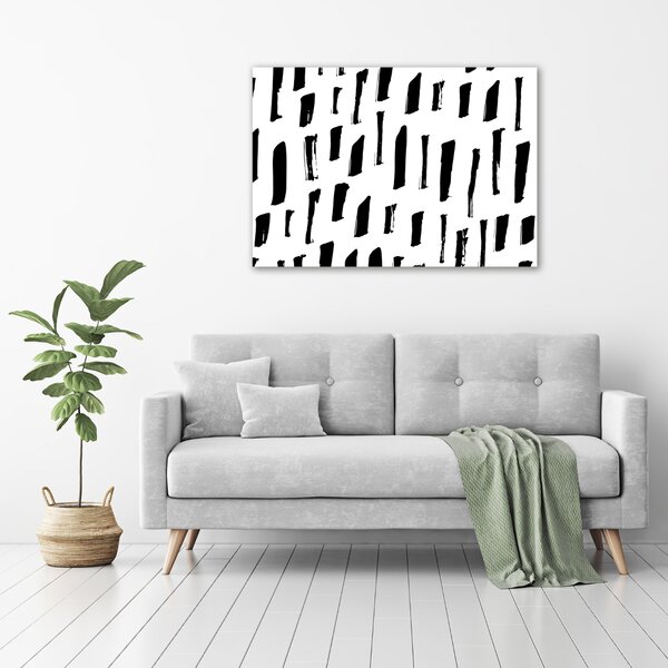 Print pe canvas pata alb-negru