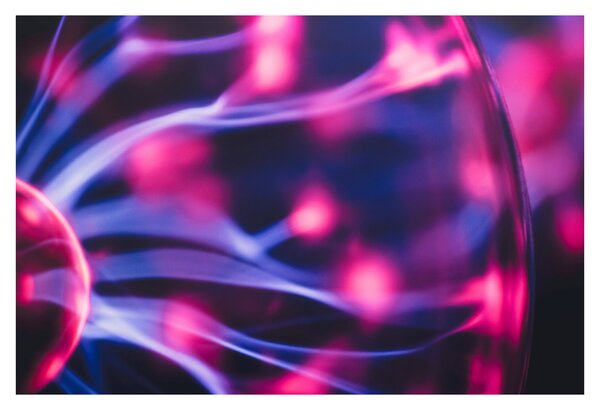 Tablou abstract mov (90x60 cm)