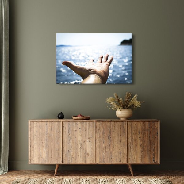 Tabloul cu palma deschisă (90x60 cm)