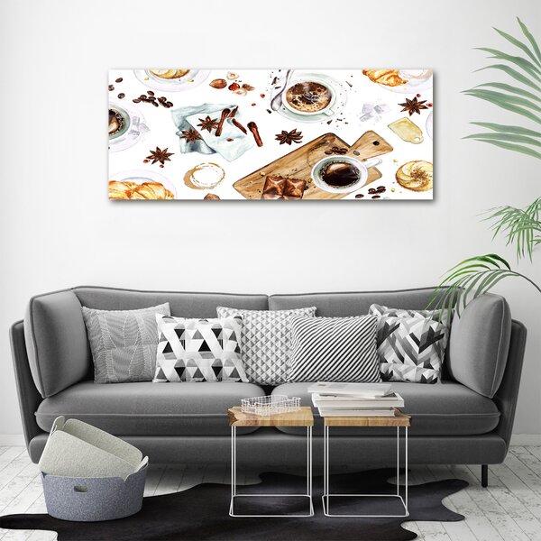 Imprimare tablou canvas Cafeaua de dimineață