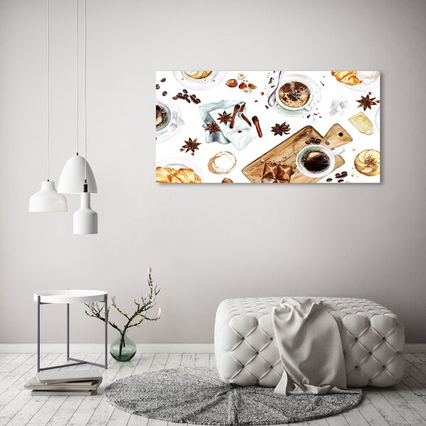 Imprimare tablou canvas Cafeaua de dimineață