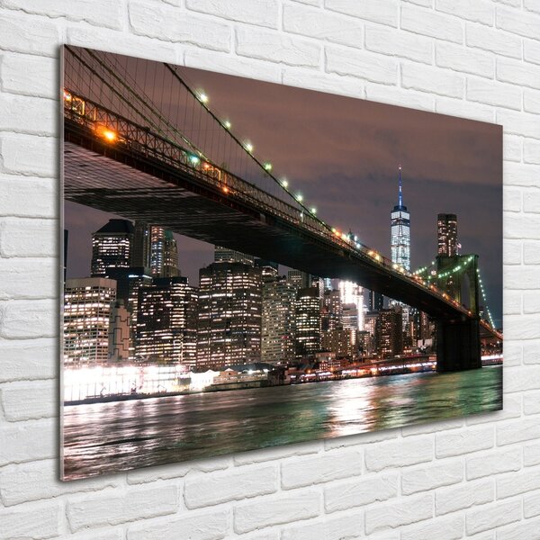 Fotografie imprimată pe sticlă Manhattan New York City