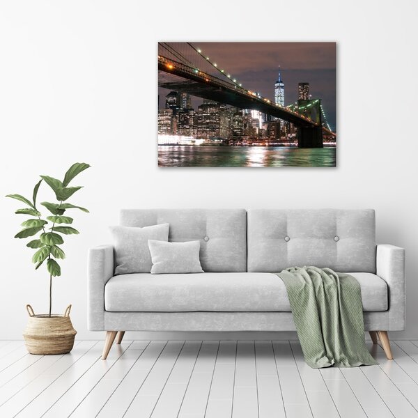 Fotografie imprimată pe sticlă Manhattan New York City