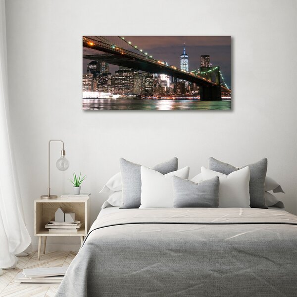 Fotografie imprimată pe sticlă Manhattan New York City