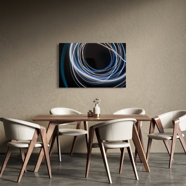 Tabloul cu linii albastre (90x60 cm)
