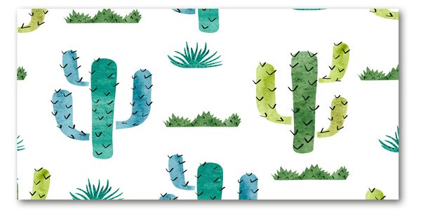 Tablou sticlă cactuși