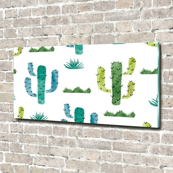 Tablou sticlă cactuși