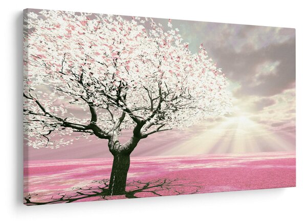 Tabloul copacului roz (90x60 cm)