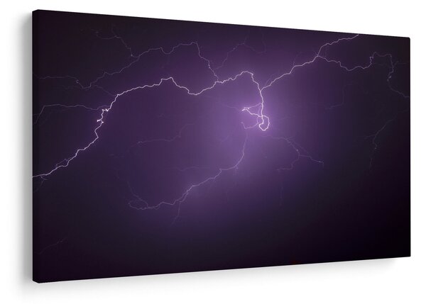 Tabloul cu fulger pe cer (90x60 cm)