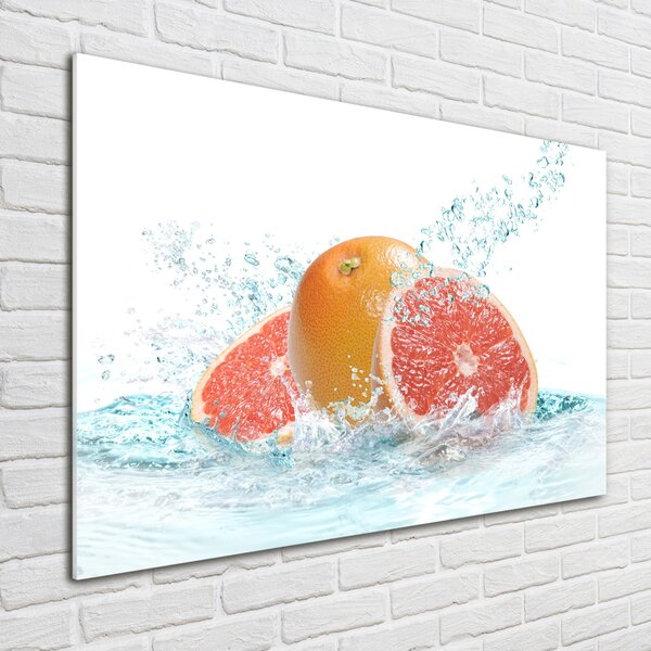 Fotografie imprimată pe sticlă grapefruit