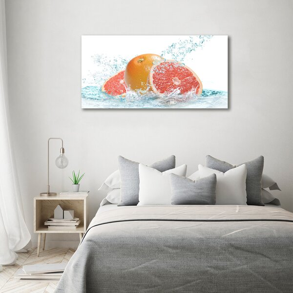 Fotografie imprimată pe sticlă grapefruit