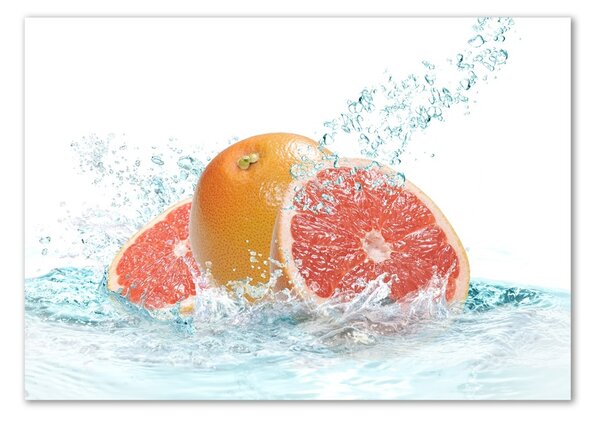 Fotografie imprimată pe sticlă grapefruit