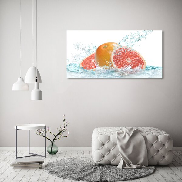 Fotografie imprimată pe sticlă grapefruit