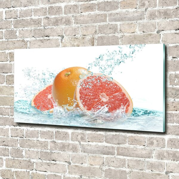 Fotografie imprimată pe sticlă grapefruit