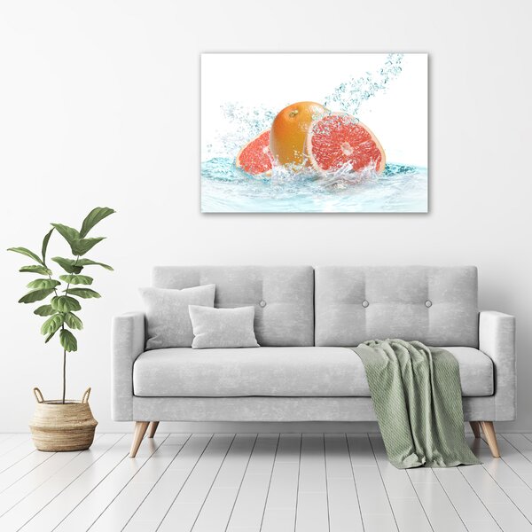 Fotografie imprimată pe sticlă grapefruit