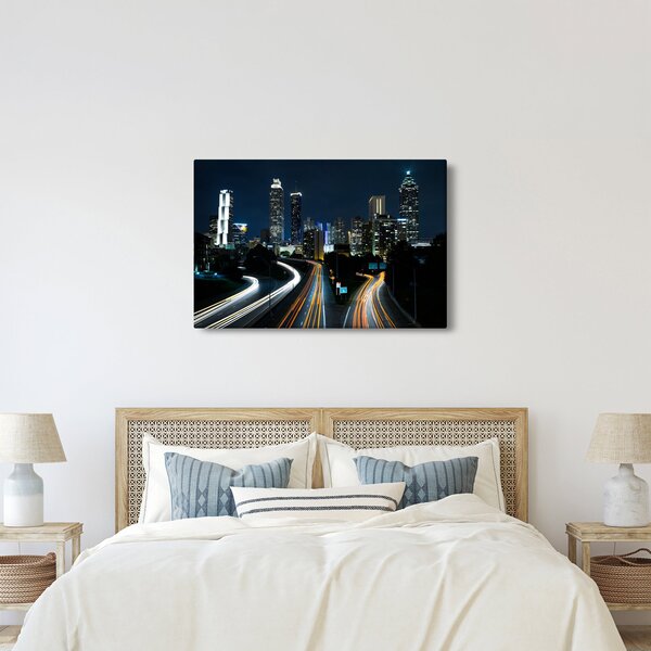 Tabloul metropolei nocturne (90x60 cm)