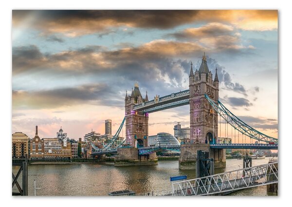 Tablou Printat Pe Sticlă Tower Bridge din Londra