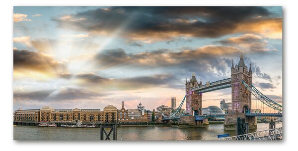 Tablou Printat Pe Sticlă Tower Bridge din Londra