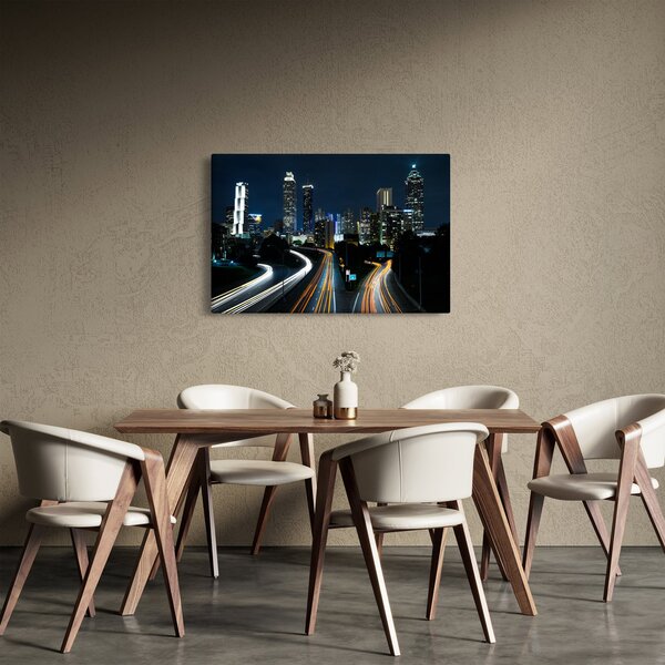 Tabloul metropolei nocturne (90x60 cm)