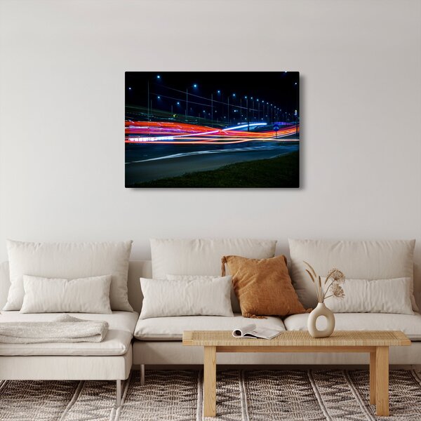 Tabloul orașului nocturn (90x60 cm)